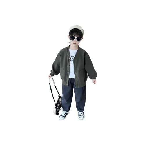 ЮЙЧЖАОЛИНЬ Армейский зеленый Предшкольная Повседневная Спортивная Одежда