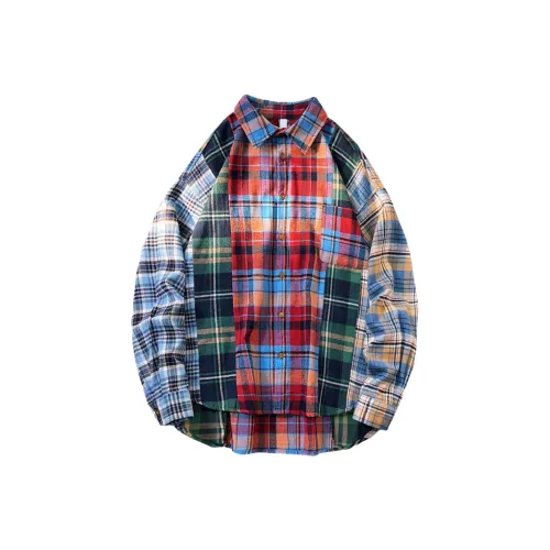 Zomuros Red Unisex Shirts Zomuros Красные Унисекс Рубашки