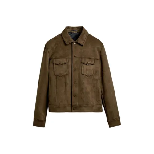 ZARA Коричневые Мужские Куртки