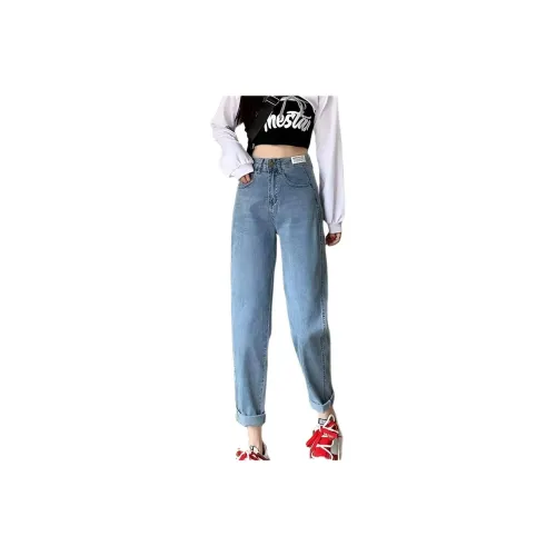 MUMUTU Blue Women's Jeans MUMUTU Синий Женские Джинсы