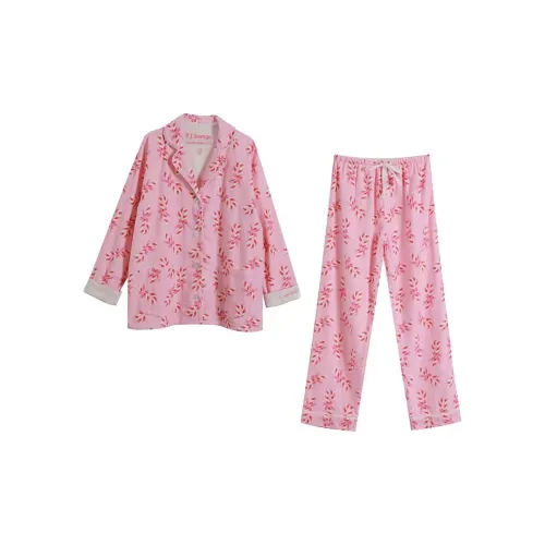 CHATING Розовый Зонты Карамельно-коричневый Женские Пижамные комплекты