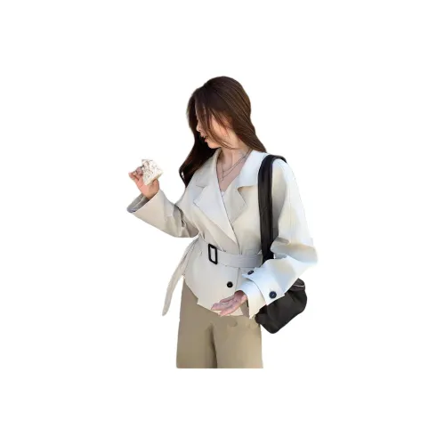 LADYXIEXIE Бежевый Женский Тренч