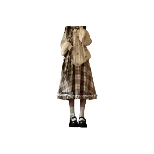 XIAOJUANYAOJIAYOU Повседневный длинный юбка женский