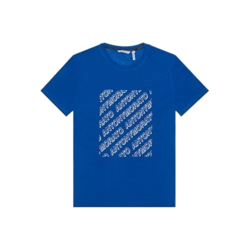 ANTONY MORATO Blue Men's T-Shirts ANTONY MORATO Синий Мужские Футболки