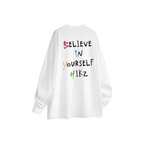 HIKZ Длинный рукав Т-рубашка Унисекс