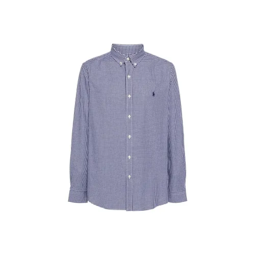 Polo Ralph Lauren SS24 Рубашка Мужская Морской Синий 710929347001