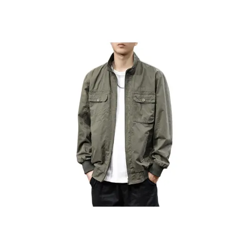 ZENGZHI Куртка Свободный крой Прямой крой Унисекс