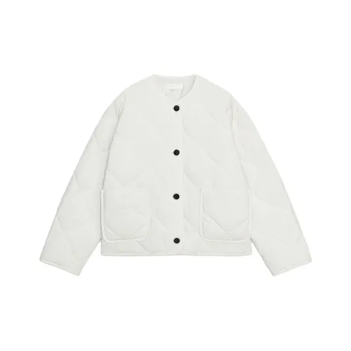 ZARA Белый Женский пуховик