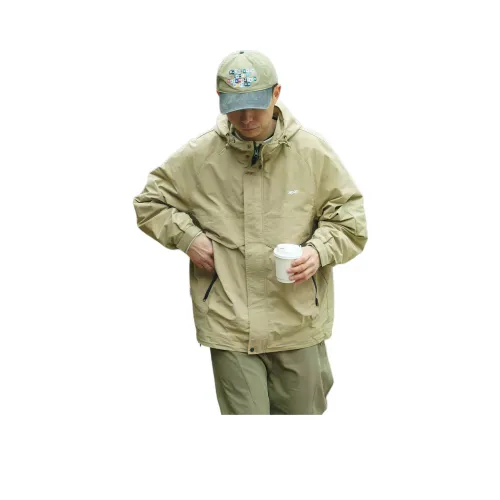 REBIRTHRABBIT Хаки Мужские Куртки