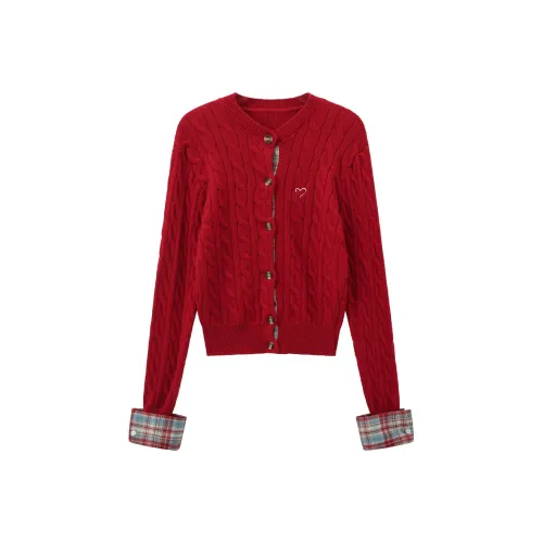 Another alley Красный Женский Трикотаж