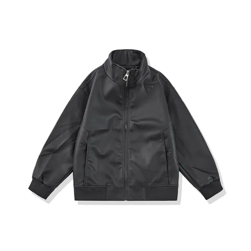AGBG Черный Унисекс Кожаные куртки