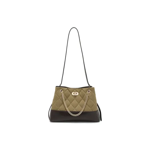 BETTINA VIVIAN ПУ (полиуретан) Сумка через плечо Стандартная Женская Frosted Песочно-коричневый