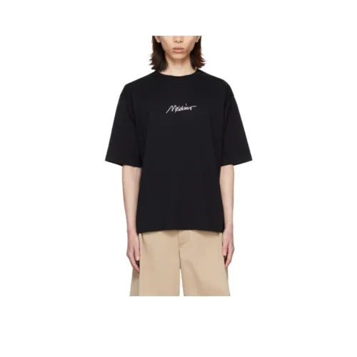 MOSCHINO Мужские черные T-рубашки