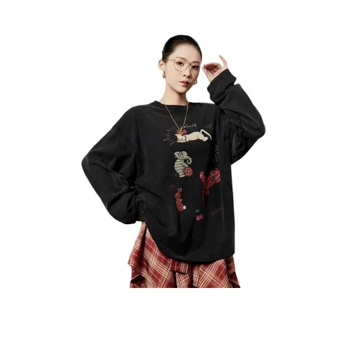 Weekly Черные Женские T-рубашки