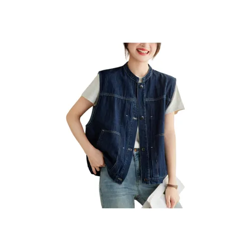 H YXIANG Sudan Синий Женский жилет