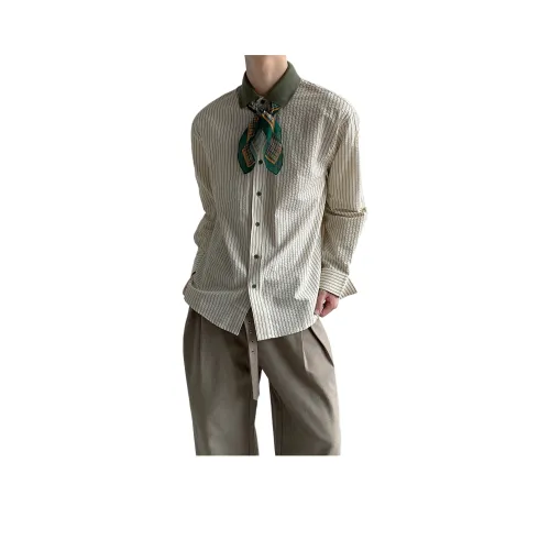 SHIQUANYI Абрикос Унисекс Рубашки