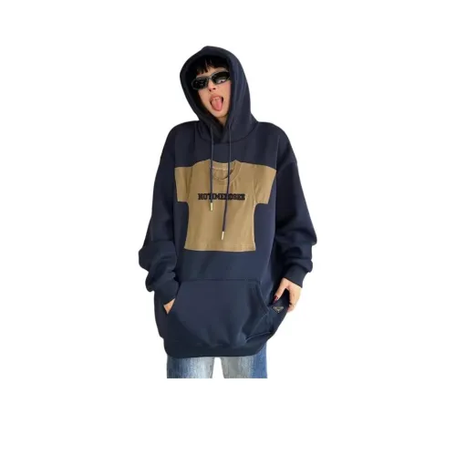 PWUE Темно-синий Унисекс Свитшоты