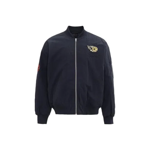 Конверс Темно-синий Мужской Пуховик