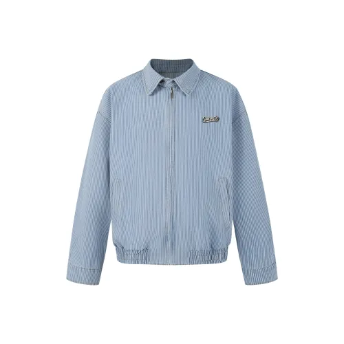 SANTASTIC Джинсовый синий (с съемным логотипом металлический значок) унисекс куртки