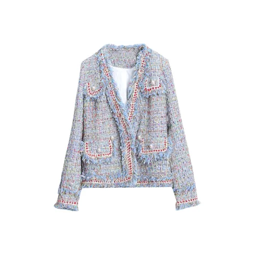 LSFJ CC Rainbow Золотисто-синий Женские Куртки