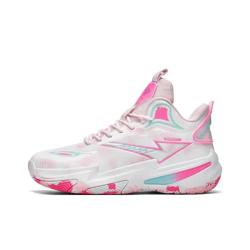 WAVECREST Амортизаторы Shock Abrasion Resistant Slip Resistant High Топ Баскетбольные кроссовки Унисекс