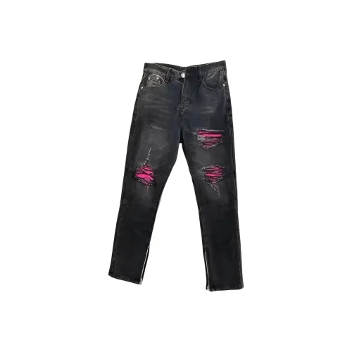 Chisportate Черные Унисекс Джинсы