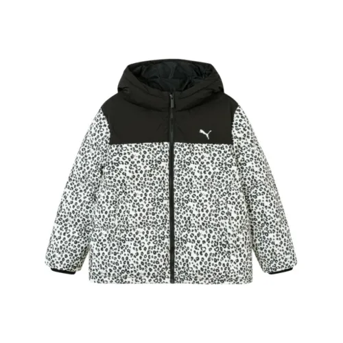 PUMA Черный Белый Тон 00391 Kids Пуховики