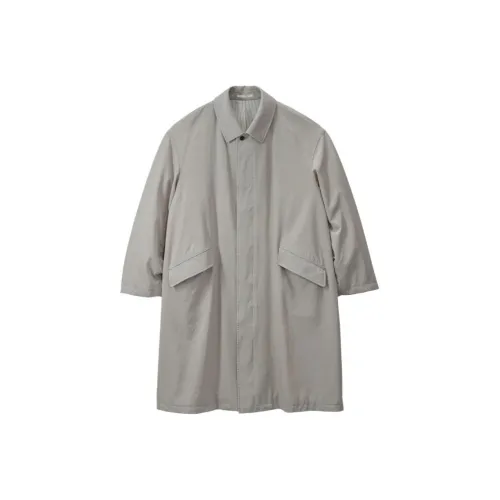 Graphpaper FW25 Полная шерсть Габардин OVERSIZED Бал Ожерелье-чокер Пальто Мужской