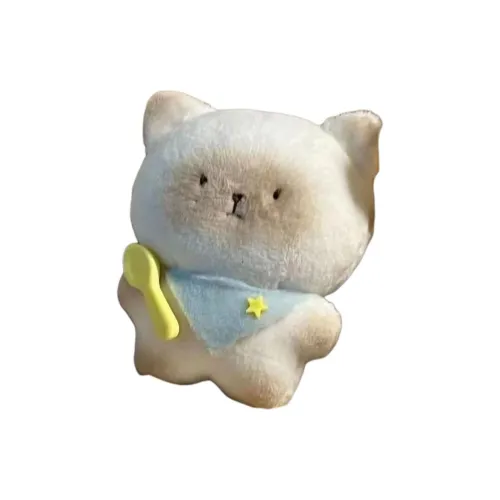 HUXIAOKE Милый Мяукающий Кошка Еда Кролик Плюшевый Брелок 12 см Рекомендуемая Высота