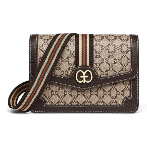 OUBOTE PVC Сумка через плечо Женская Кофейного цвета