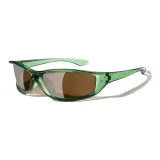 Зеленая оправа с линзами цвета чайного W41