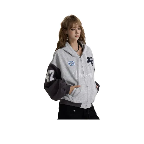 PISYPOX Серый Унисекс Свитшоты