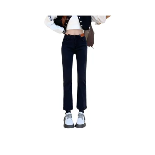 YICHEN Черные Женские Джинсы