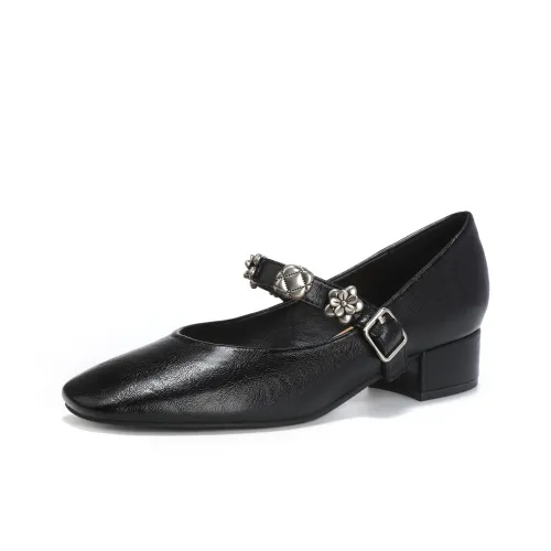 Beijiani Грубый каблук Мэри Джейн туфли 3,5 см Женские