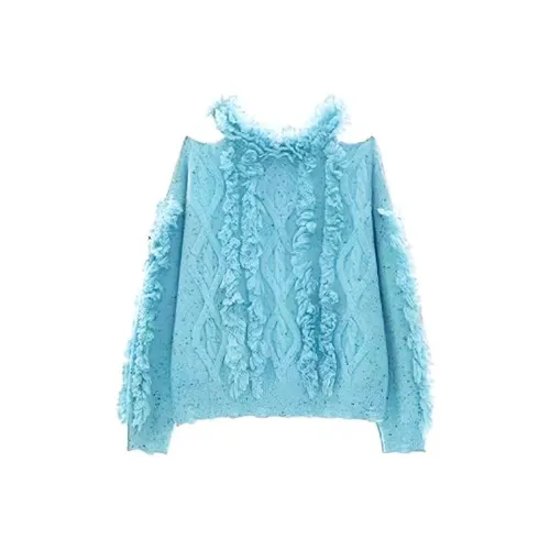 KYKW Бирюзовый Женский Трикотаж