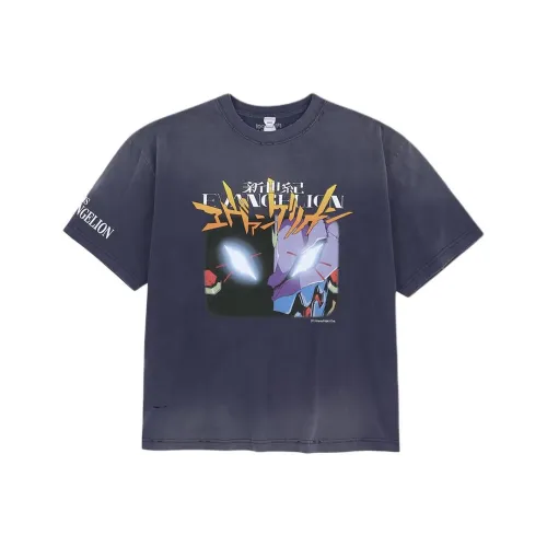 Проект Gr x EVA EVA Neon Genesis Evangelion Коллаборация FW25 T-рубашка Унисекс
