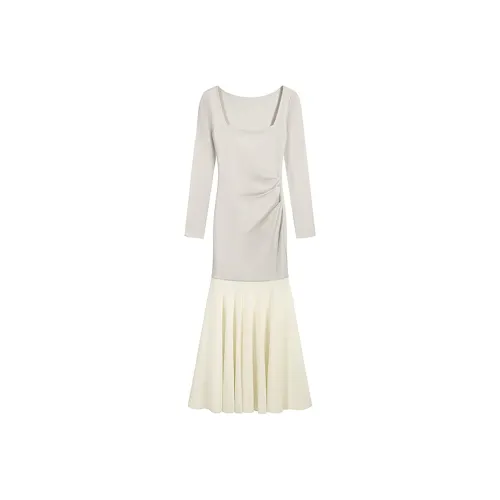 Nooidea Official Длинное платье с длинными рукавами женское