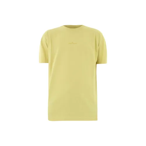 STONE ISLAND Желтые Мужские T-рубашки