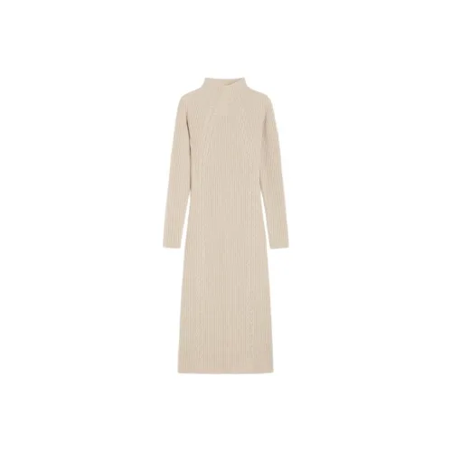 MaxMara Длинное платье с длинными рукавами женское