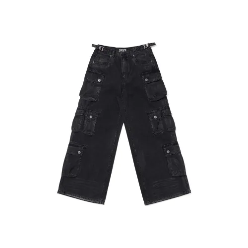 SMFK Дикий Черный Женские Карго Брюки
