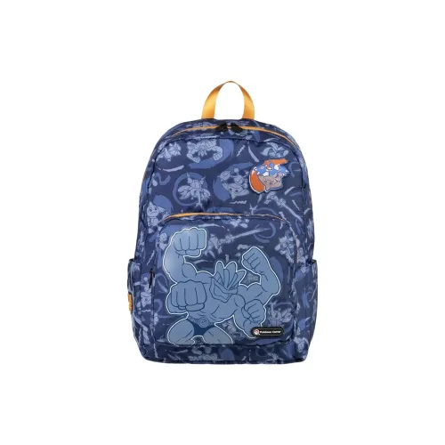 POKEMON Полиэстер Рюкзак Стандартный Мужской Синий Оранжевый