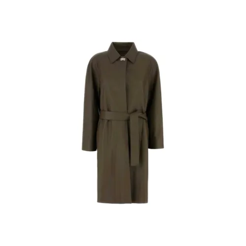 FENDI Коричневый Мужской Тренч