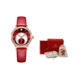 Энергичный вид коробки, красная лента с красным лицом