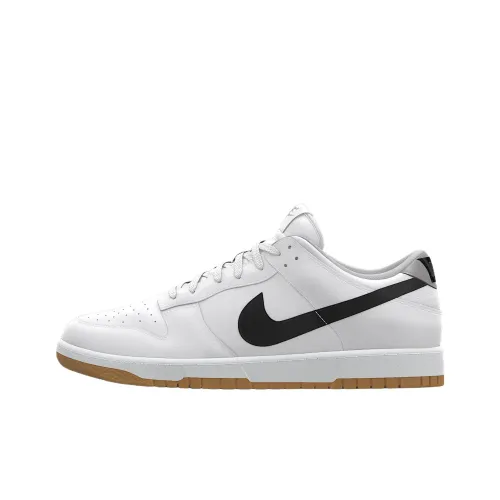 Nike Dunk Slip Resistant Abrasion Resistant Дышащий Низкий Топ Скейтборд Кроссовки Унисекс Белый