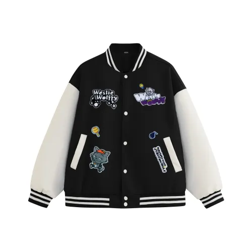 Pleasant Goat and Big Big Wolf Бейсбольная куртка Унисекс