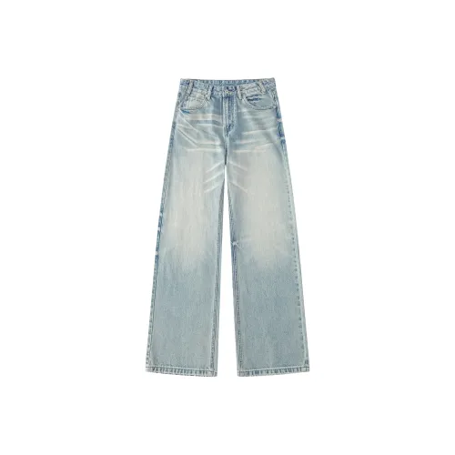 WAYHWEI Ice Blue Унисекс Джинсы