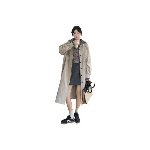 MEXICAN Хаки Женская тренч-куртка