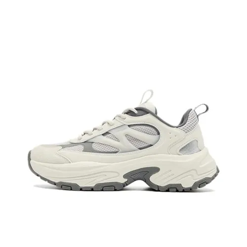 QIAODAN Амортизация Водонепроницаемый Легкий Низкий Топ Повседневная Обувь Женская Снежно-Серый Лунный Серый