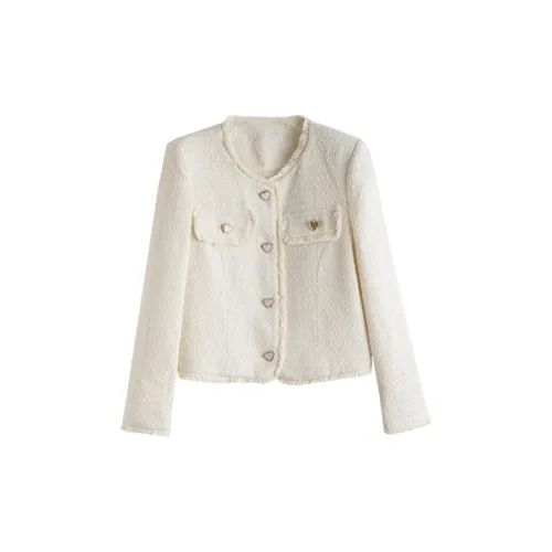 Tonlion Экрю Женские Куртки