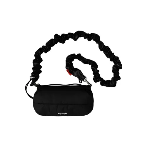 Topologie Нейлоновая бутылочная сумка через плечо стандартная унисекс черная